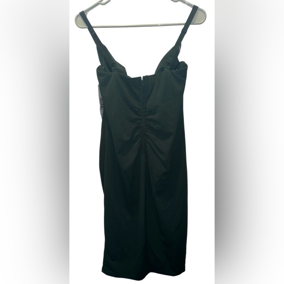 EMERALD SUNDAE Draped Ruched Bodycon Midi Dress Host Pick - Picture 6 of 6